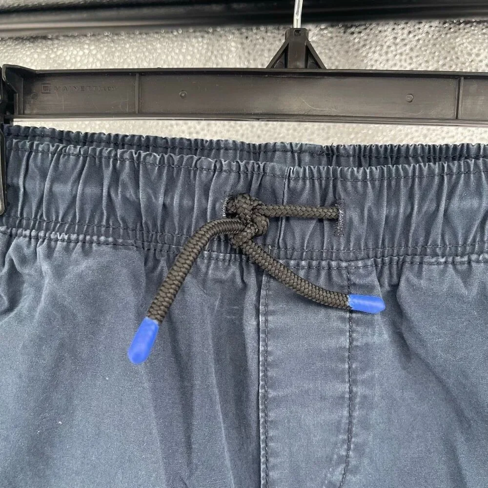 H&M Boys Navy Blue 100% Cotton Joggers Size 8 | Elastic Drawstring Waist